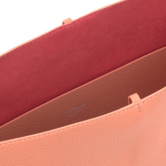 TOUS Orange Leather Leissa Shoulder Bag - Picture 12 of 12